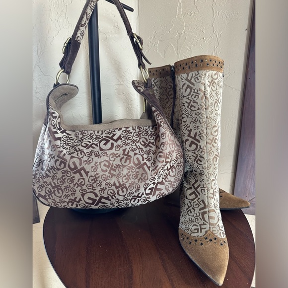 SOLD!! 🏆GIANFRANCO FERRE VINTAGE Excellent Used Condition Boots & Bag BUNDLE! 🔥 - Picture 11 of 16